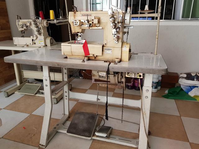 Máquina de costura industrial Galoneira
