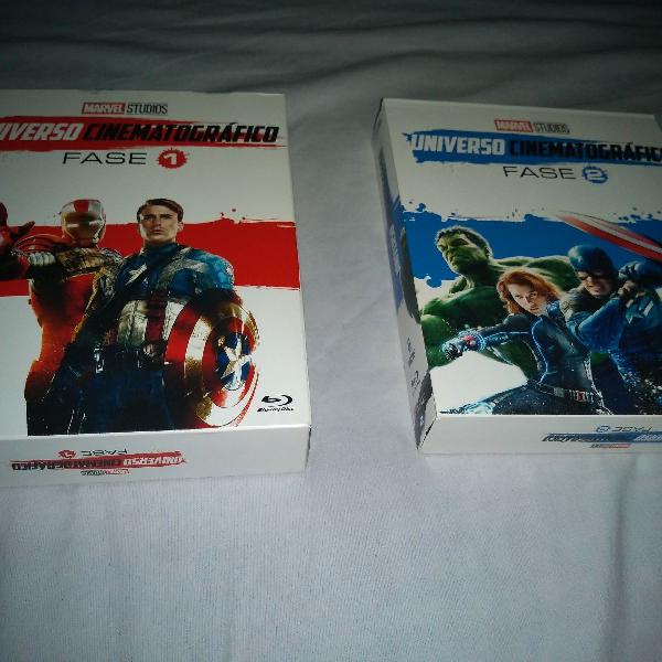 Universo cinematográfico Marvel 1 e 2.