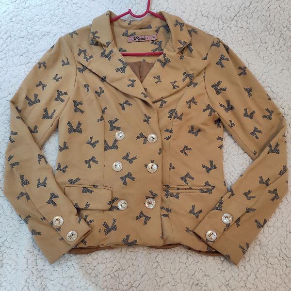 blazer estampado mamô brasil