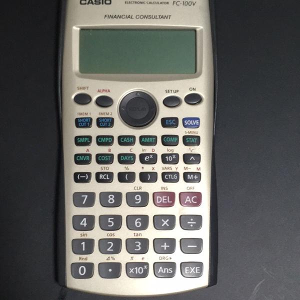 calculadora financeira cassio fc-100v