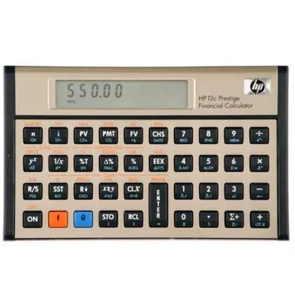 calculadora financeira hp 12c prestige