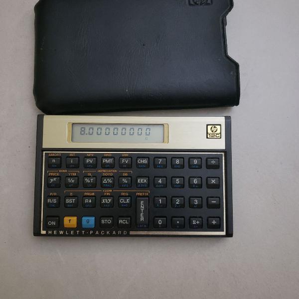 calculadora hp12c gold financeira - original