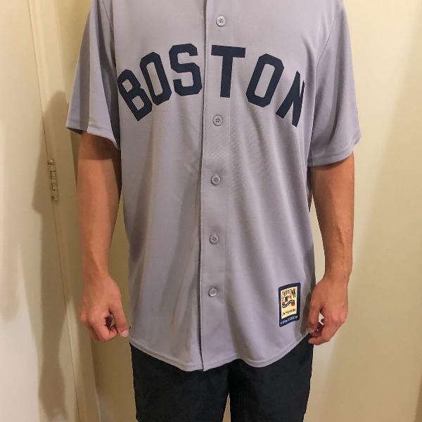camisa boston liga mlb