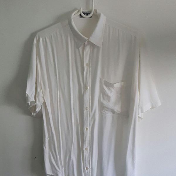 camisa branca vintage