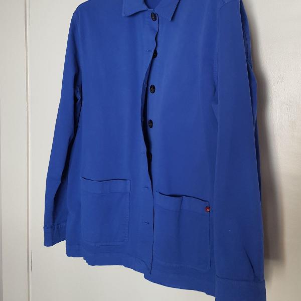 camisa-jaqueta utilitaria azul royal richards tam 4
