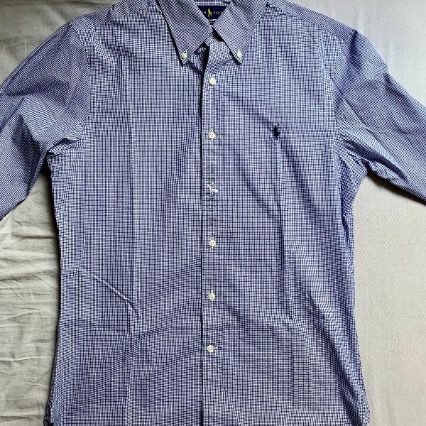 camisa ralph lauren - slim fit - tamanho g