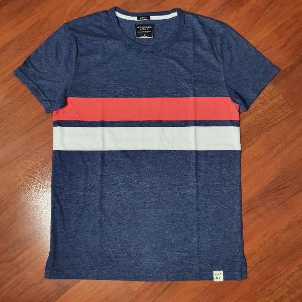camiseta abercrombie essentials stripes