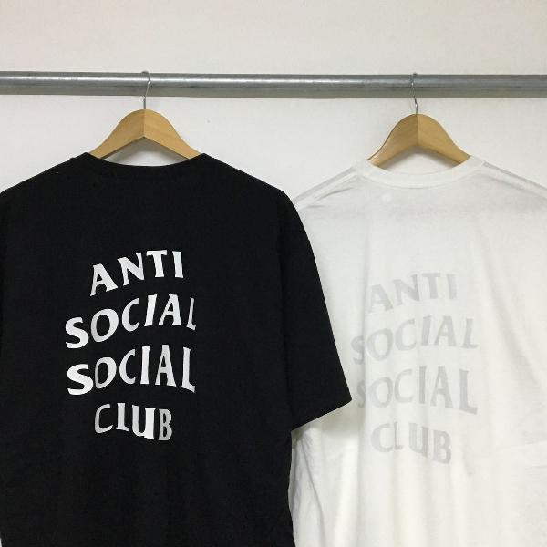 camiseta anti social social club duas peças