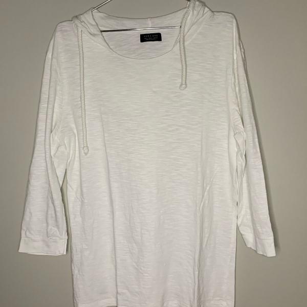 camiseta branca zara