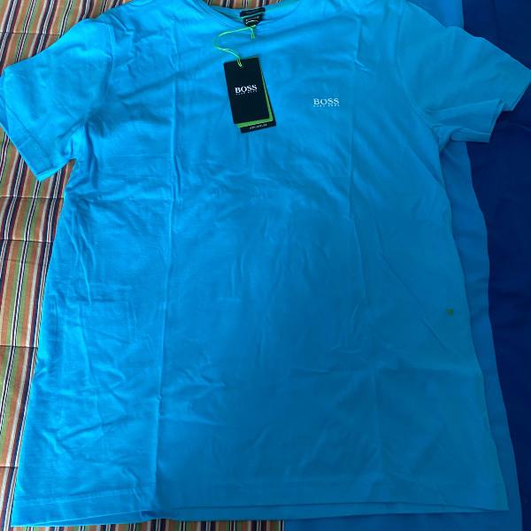 camiseta da hugo boss azul