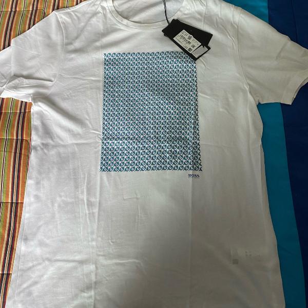 camiseta da hugo boss branca