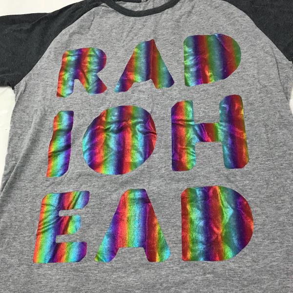 camisetas radiohead tour mundial - duas estampas