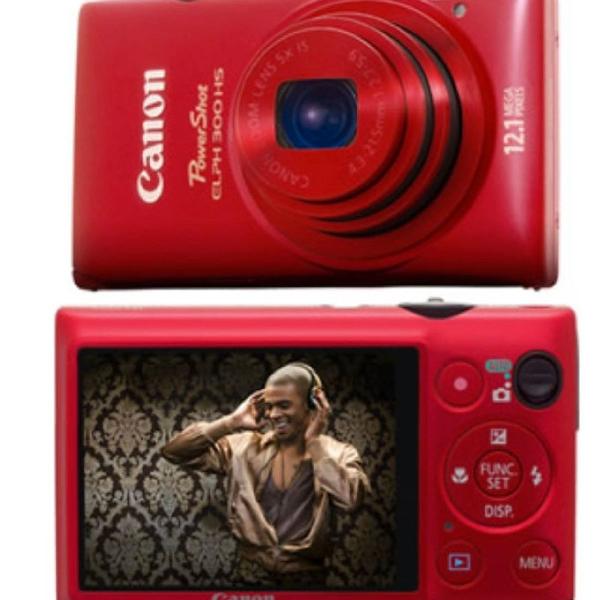 canon powershot elph 300 hs câmera digital