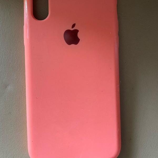 capinha coral neon/pink iphone x