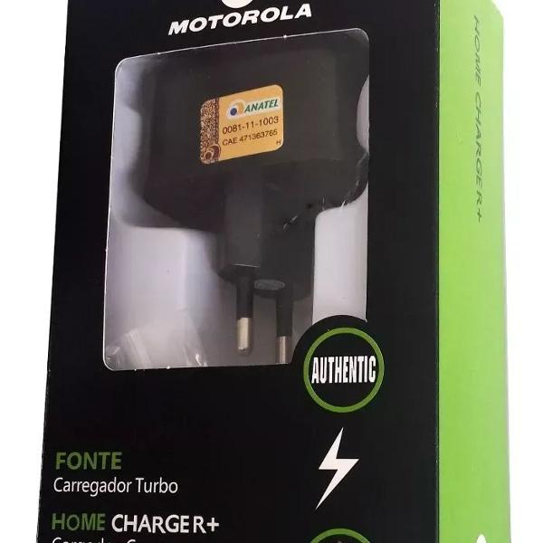 carregador turbo para motorola moto g3 g4 g5 maxx s6