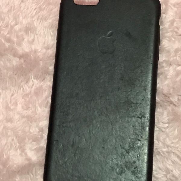 case de couro apple iphone 6/6s plus original