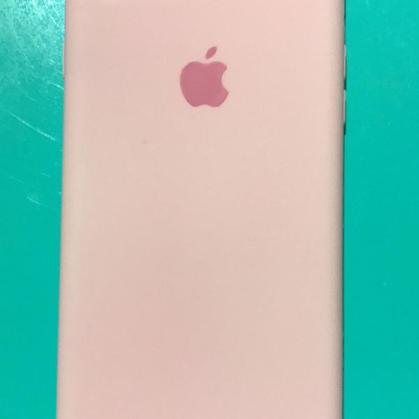case de silicone rosa bebê iphone 7/8 plus