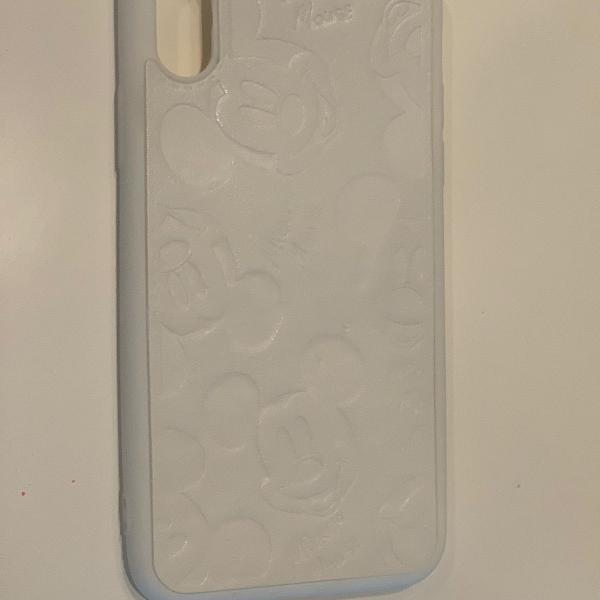 case para iphone x/xs (holograma/mickey)