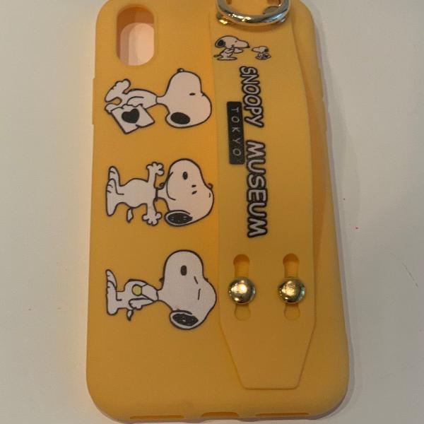 case para iphone x/xs (silicone/snoopy)