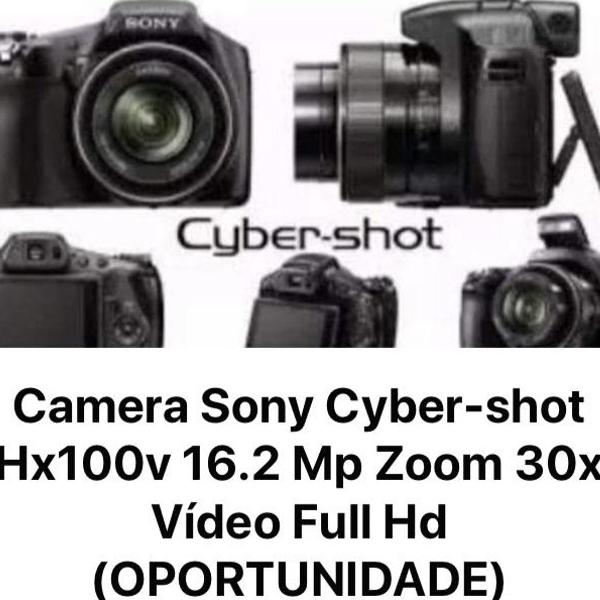 câmera sony cyber shot hx100 16.2 super zoom 30x video full