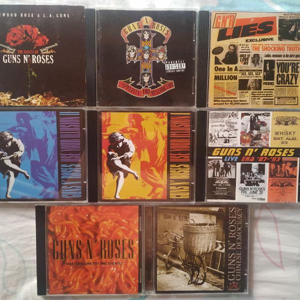 coleção de cd's - guns n roses