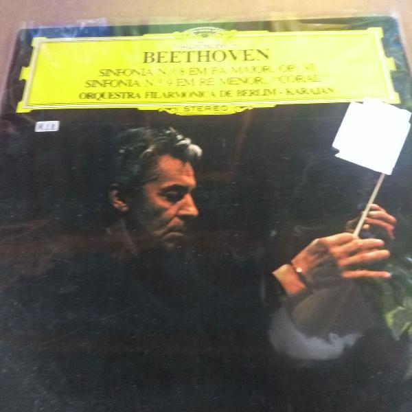 disco de vinil Beethoven, LP sinfonia n 8 em Dá maior