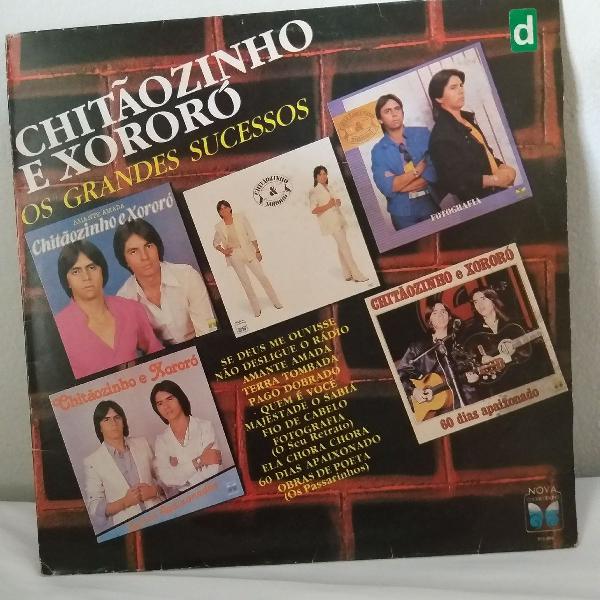 disco de vinil Chitãozinho e Xororó 1987