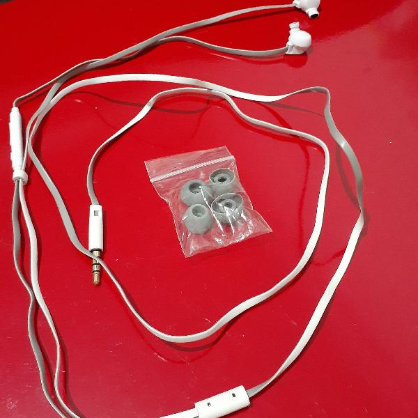 fone de ouvido i2go cinza e branco c/ 1.26cm