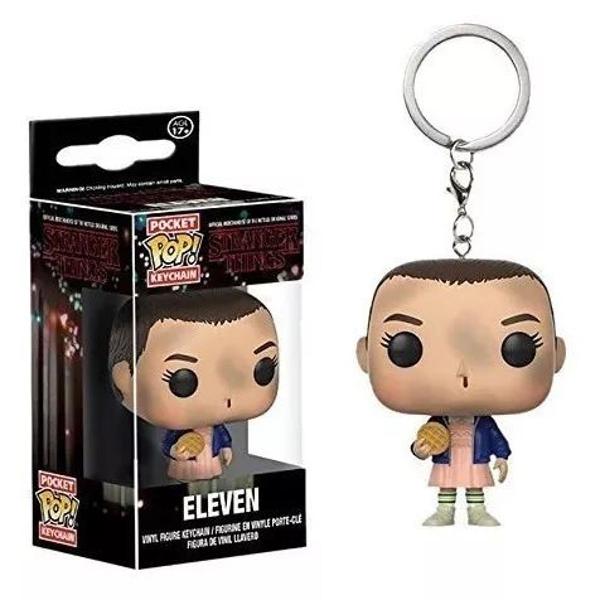 funko pop chaveiro eleven (11) stranger things