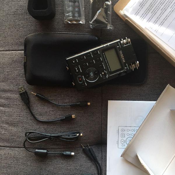 gravador profissional tascam dr-100 mk 3 digital