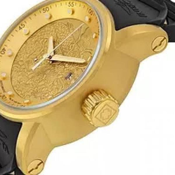 invicta yakusa black e golden