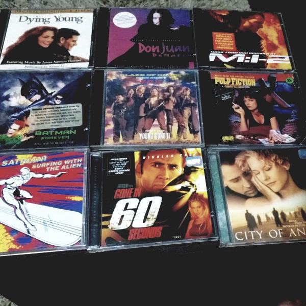 kit cds trilha sonora cinema/filme