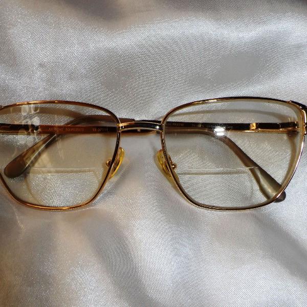 lindo,raro óculos grau vintage masculino banho ouro antoine