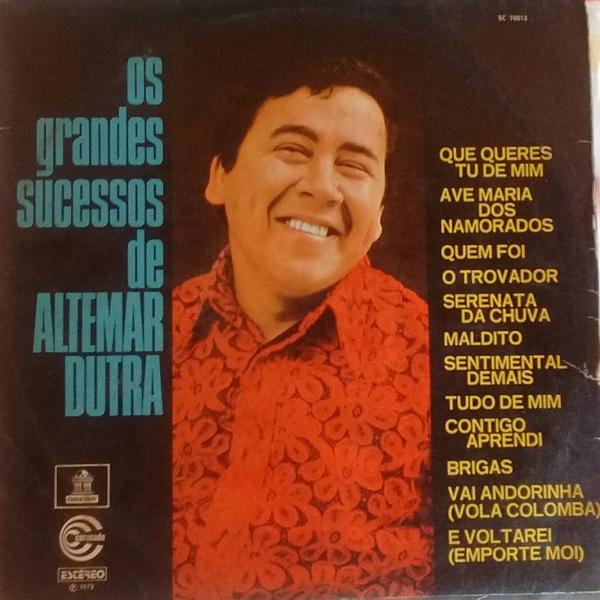 lp - os grandes sucessos de altemar dutra - 1973
