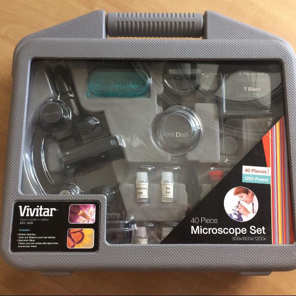 microscópio semi profissional vivitar