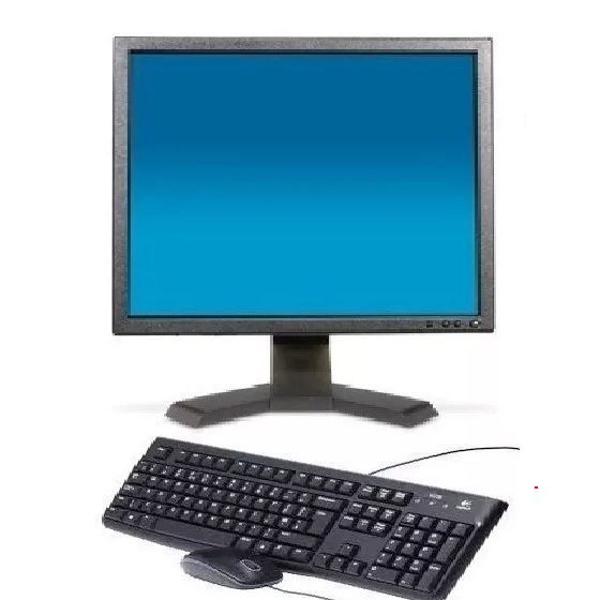 monitor 15 + mouse e teclado sem fio