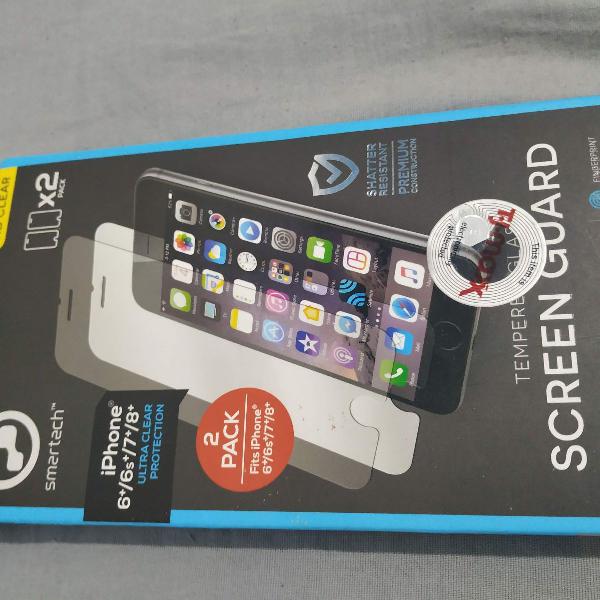pelicula de vidro importada iphone 6+/6s+/7+/8+
