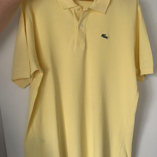 polo lacoste amarela