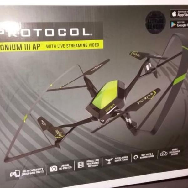 protocol lll ap drone com controle remoto e câmera