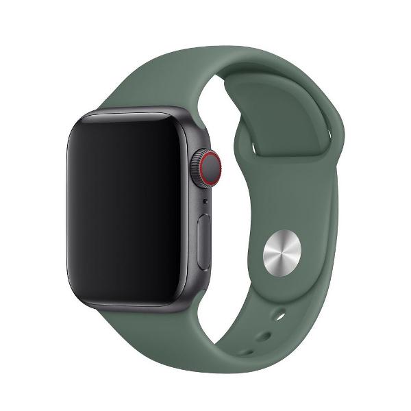 pulseira esportiva apple watch 40mm verde-pinheiro