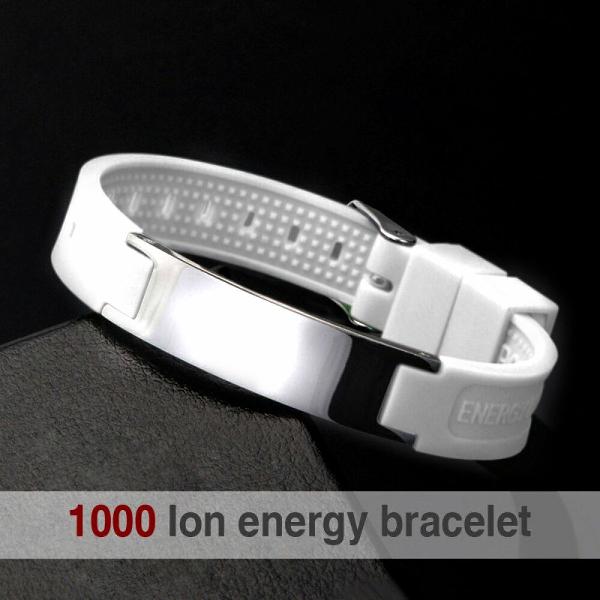 pulseira magnética fir energética ion bracelete silicone