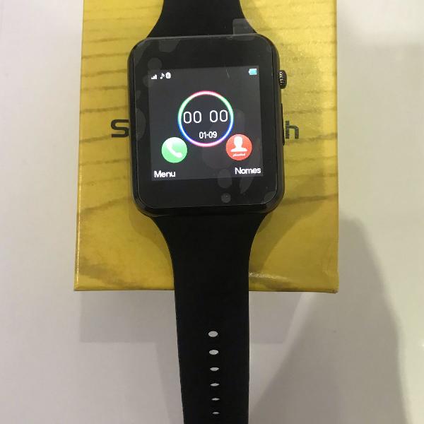 relógio preto smart watch iwo series 4