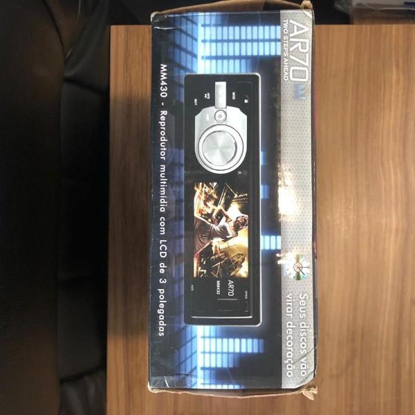 reprodutor multimídia com lcd de 3 polegadas