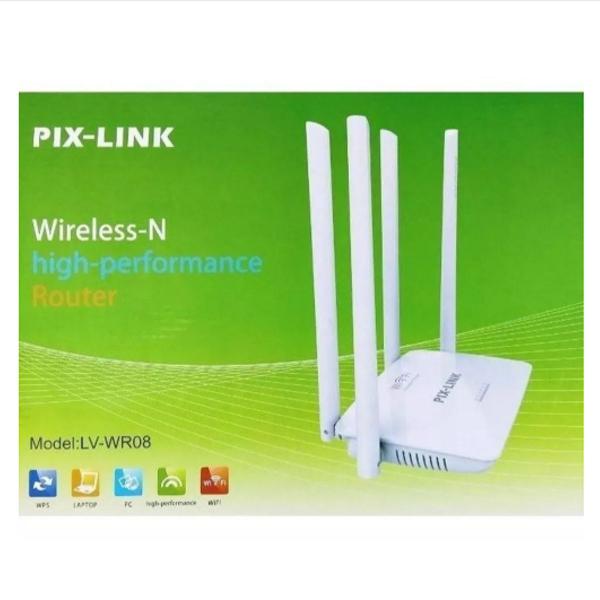 roteador wireless wi-fi pix link 300 mbps 4 antenas