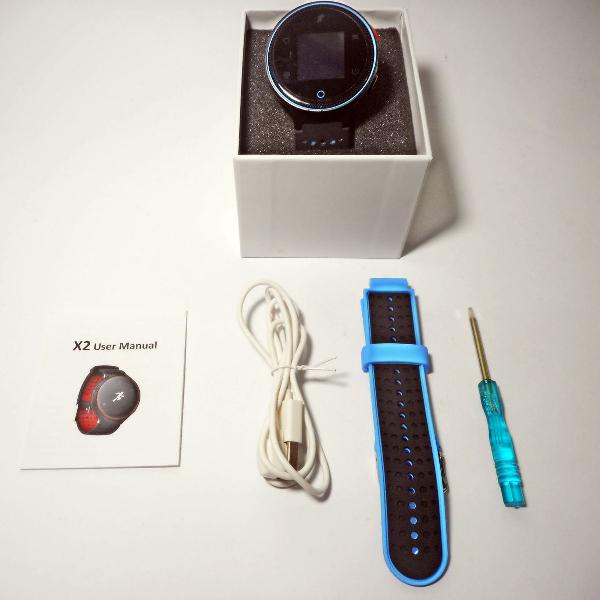 smartwatch x2 com defeito smartwatch + pulseira extra *leia