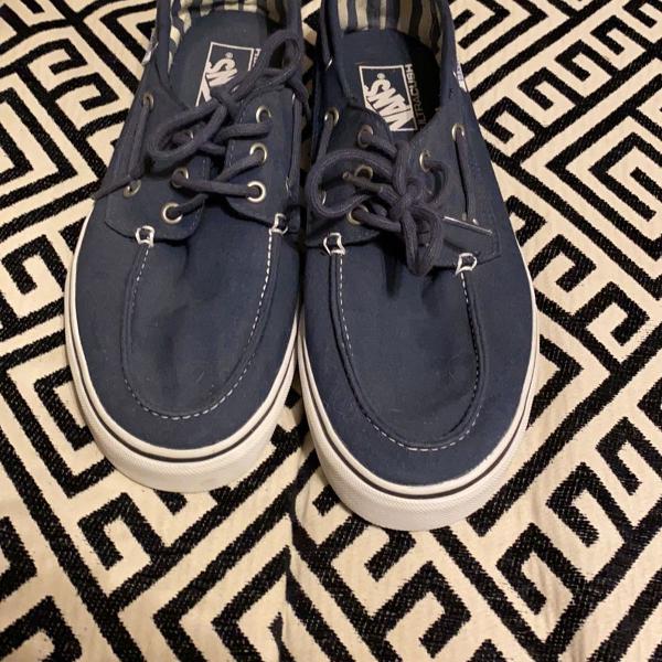 tenis vans azul marinho