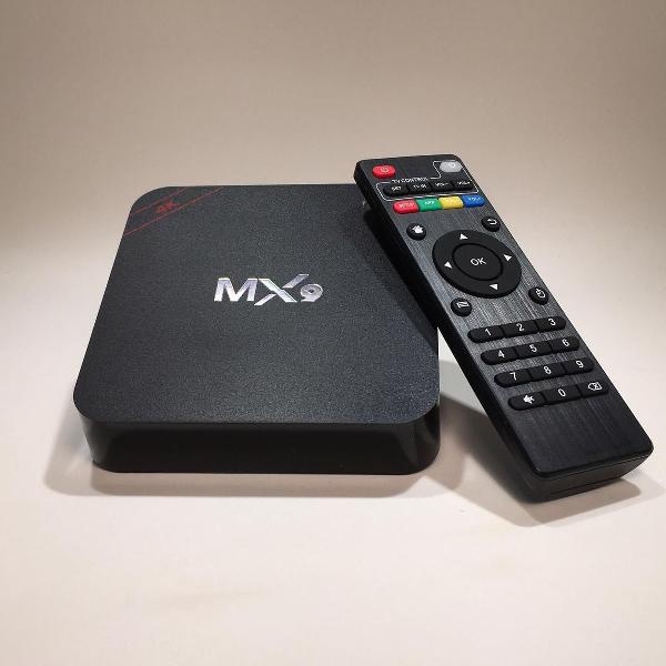 transforma tv em smart tv tv box mx9 nova