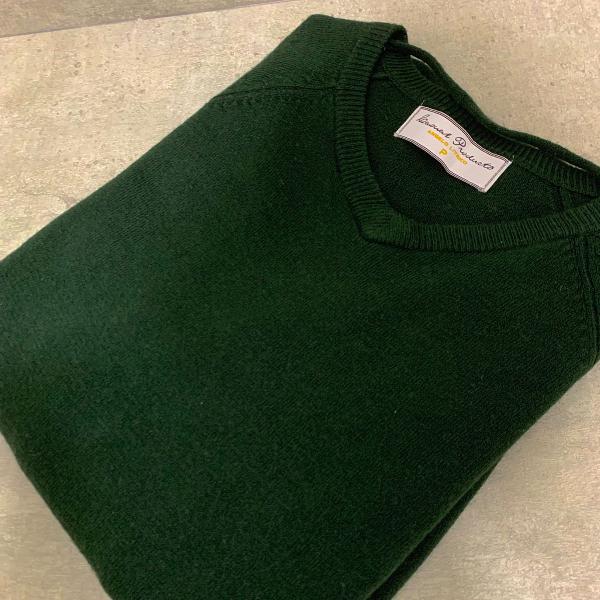 tricot masculino verde escuro