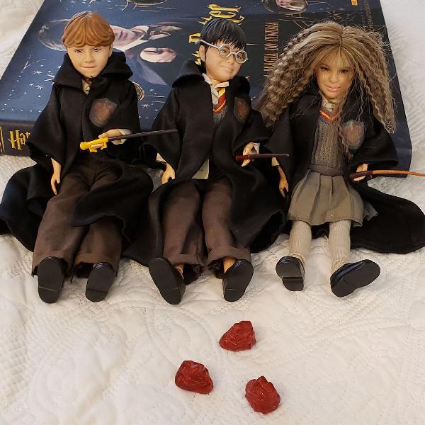 trio maravilha: Harry, Rony e Hermione