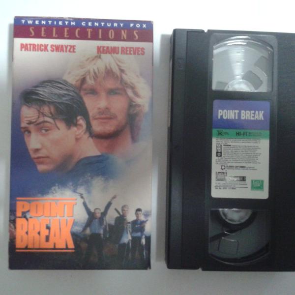 vhs original importado - point break ( caçadores de